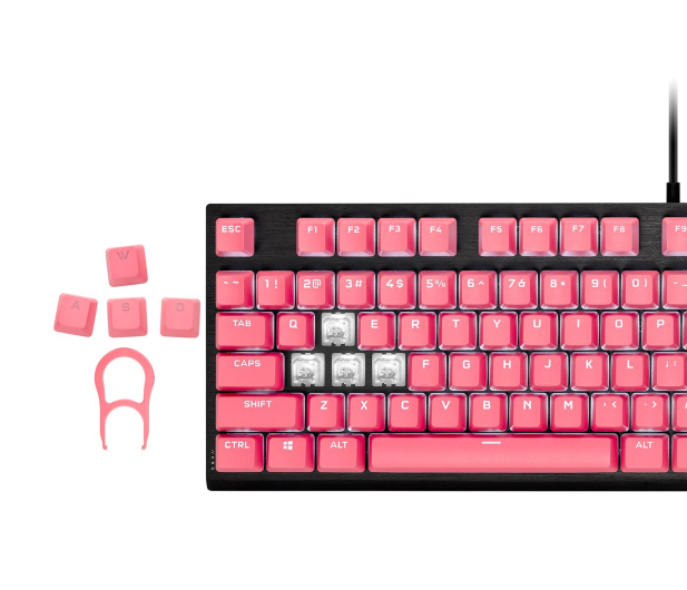 Corsair PBT Double-shot Pro Keycaps (różowe) - 670129 - zdjęcie 10